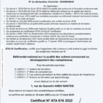 Certification qualité Qualiopi